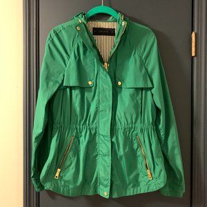 Zara Green Light Rain Coat